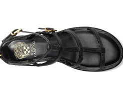Vince Camuto Luane Gladiator Flat Sandals Black Discount