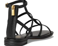 Vince Camuto Luane Gladiator Flat Sandals Black Discount