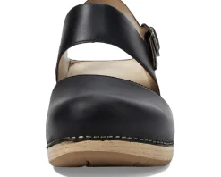 Dansko Lucia Black Oiled Pull Up Discount