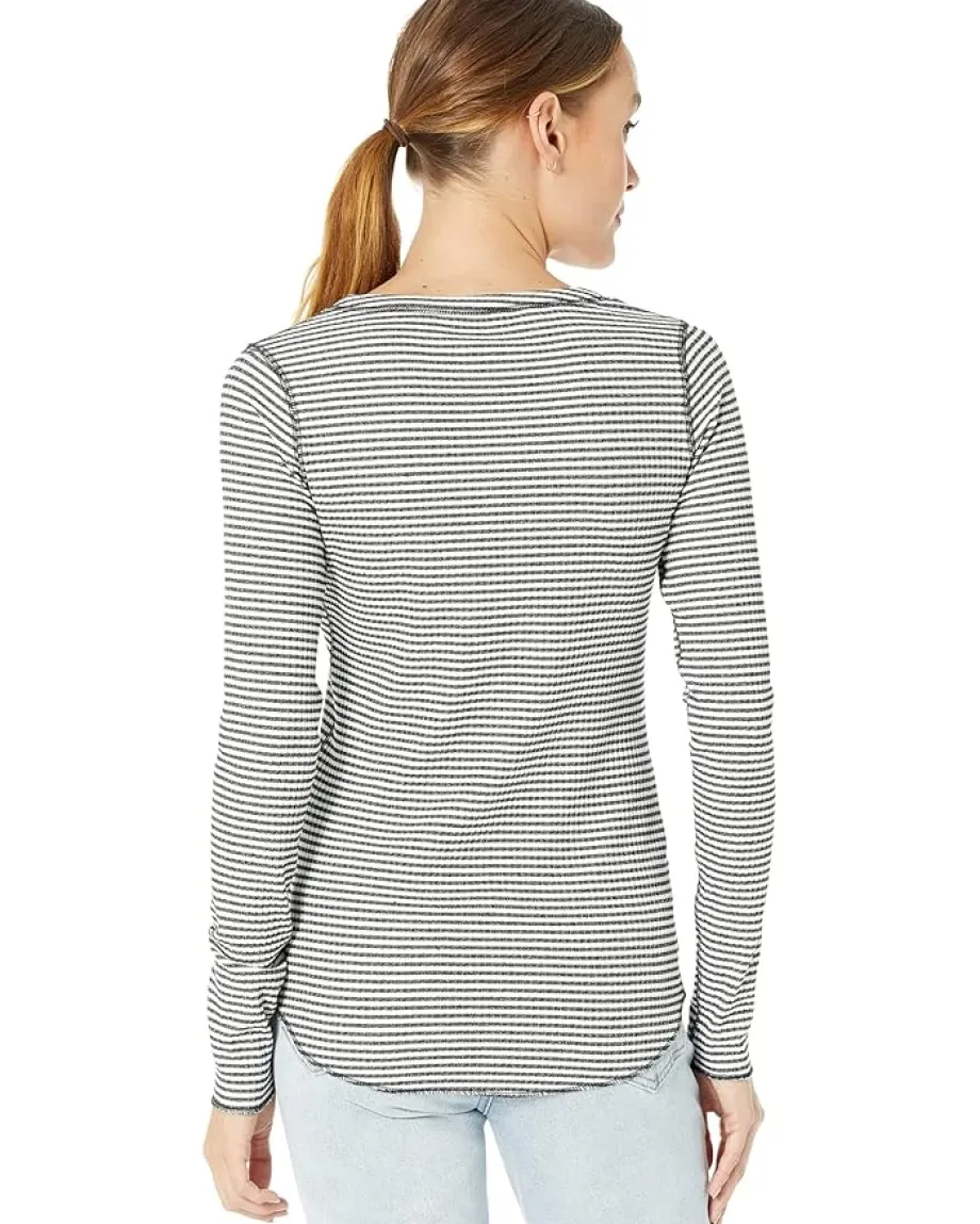 Women Buffalo David Bitton Luciana Scoop Neck Henley