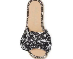 Kate Spade New York Lucie Tropical Foliage Espadrille Black Clearance