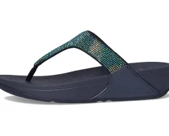 Women FitFlop Lulu Crystal Embellished Toe-Post Sandals