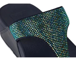 Women FitFlop Lulu Crystal Embellished Toe-Post Sandals