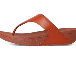 FitFlop Lulu Leather Toepost Terracotta Online