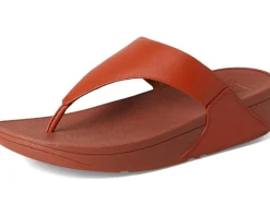 FitFlop Lulu Leather Toepost Terracotta Online
