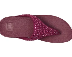 Women FitFlop Lulu Maxi-Crystal Toe-Post Sandals