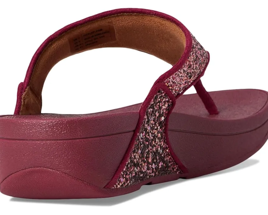 Women FitFlop Lulu Multi-Tonal Glitter Toe-Post Sandals