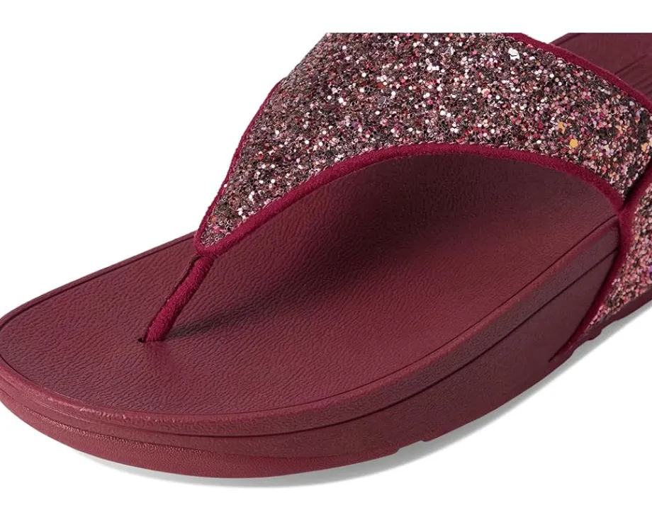 Women FitFlop Lulu Multi-Tonal Glitter Toe-Post Sandals