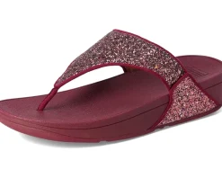 Women FitFlop Lulu Multi-Tonal Glitter Toe-Post Sandals
