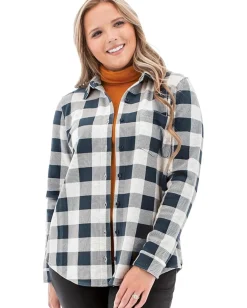 Women Aventura Clothing Luscious Plaid Shirt