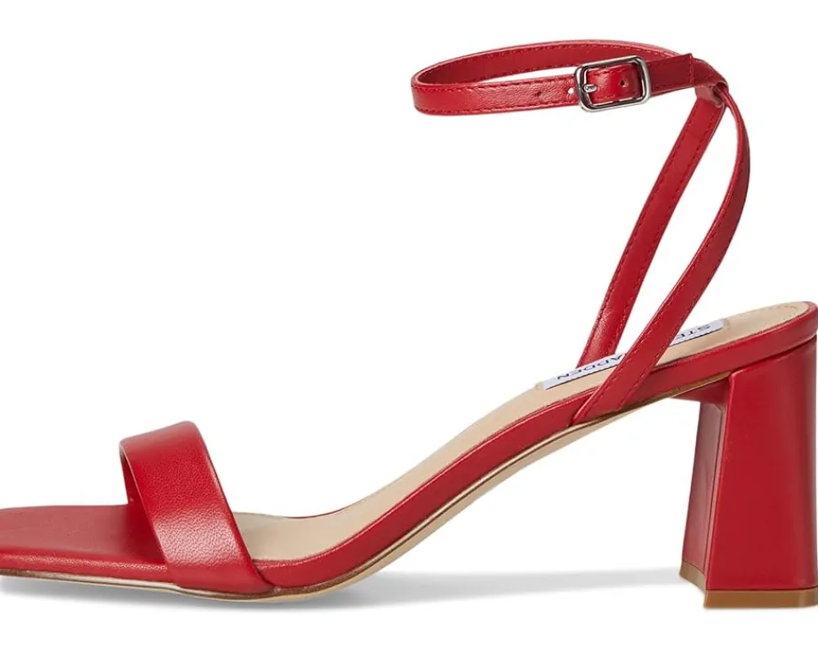 Steve Madden Luxe Red Leather Discount