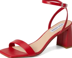Steve Madden Luxe Red Leather Discount
