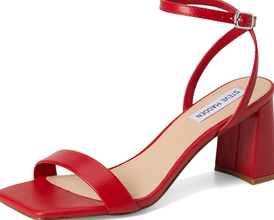 Steve Madden Luxe Red Leather Discount