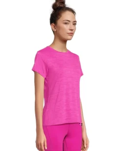 Brooks Luxe Short Sleeve Heather Magenta Best