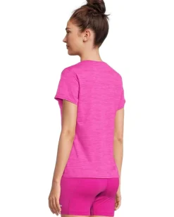 Brooks Luxe Short Sleeve Heather Magenta Best
