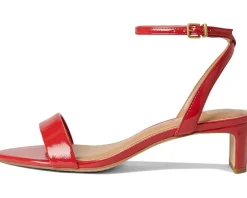 Vince Camuto Lylah Kitten Heel Ankle Strap Sandals Salsa