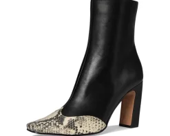 Steve Madden Lyle Black Leather Snake Outlet