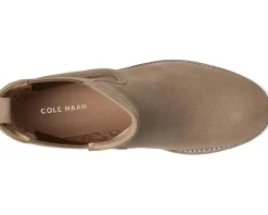 Cole Haan Lyndon Waterproof Chelsea Booties Irish Coffee Suede Waterproof Outlet