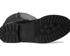 Cole Haan Lyndon Waterproof Tall Equestrian Boots Black Leather Waterproof New