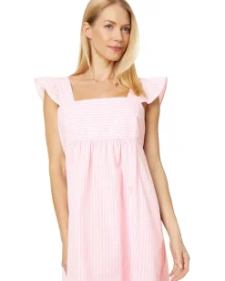 Draper James Maddie Babydoll Dress Pink Multi Discount