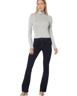 Women Splendid Maddox Metallic Turtle Neck