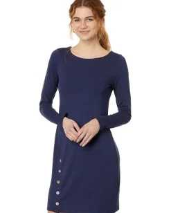 Lilly Pulitzer Maddox Upf 50+ Dress True Navy Best