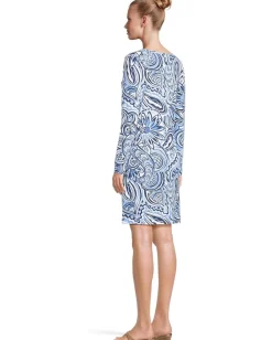 Lilly Pulitzer Maddox Upf 50+ Dress Resort White Give It A Whirl Best