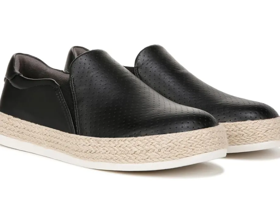 Dr. Scholl's Madison Sun Espadrille Sneaker Black Smooth Discount