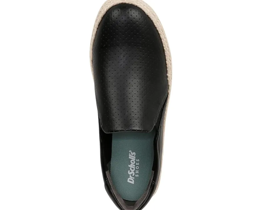 Dr. Scholl's Madison Sun Espadrille Sneaker Black Smooth Discount