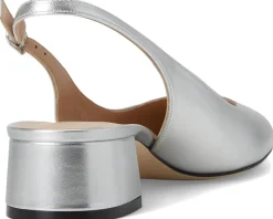 Stuart Weitzman Maeve Slingback 35 Silver Best