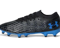 Under Armour Magnetico Pro 5 Soccer Cleats Black/Titan Gray/Blue Atlantis Sale