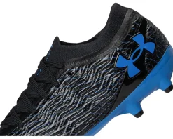 Under Armour Magnetico Pro 5 Soccer Cleats Black/Titan Gray/Blue Atlantis Sale