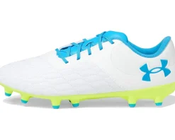 Under Armour Magnetico Select 3.0 FG Soccer Cleats White/High-Visibility Yellow/Capri New