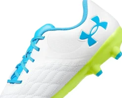 Under Armour Magnetico Select 3.0 FG Soccer Cleats White/High-Visibility Yellow/Capri New