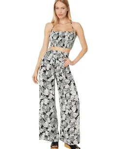 Salty Crew Mainland Smocked Top Black Online