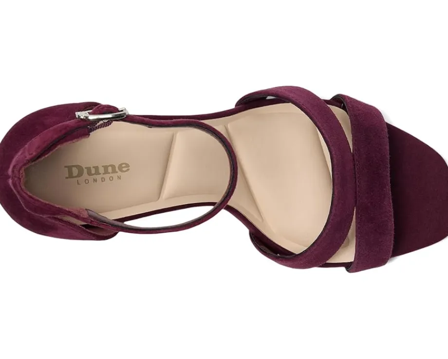 Dune London Majestical Burgundy Suede Sale