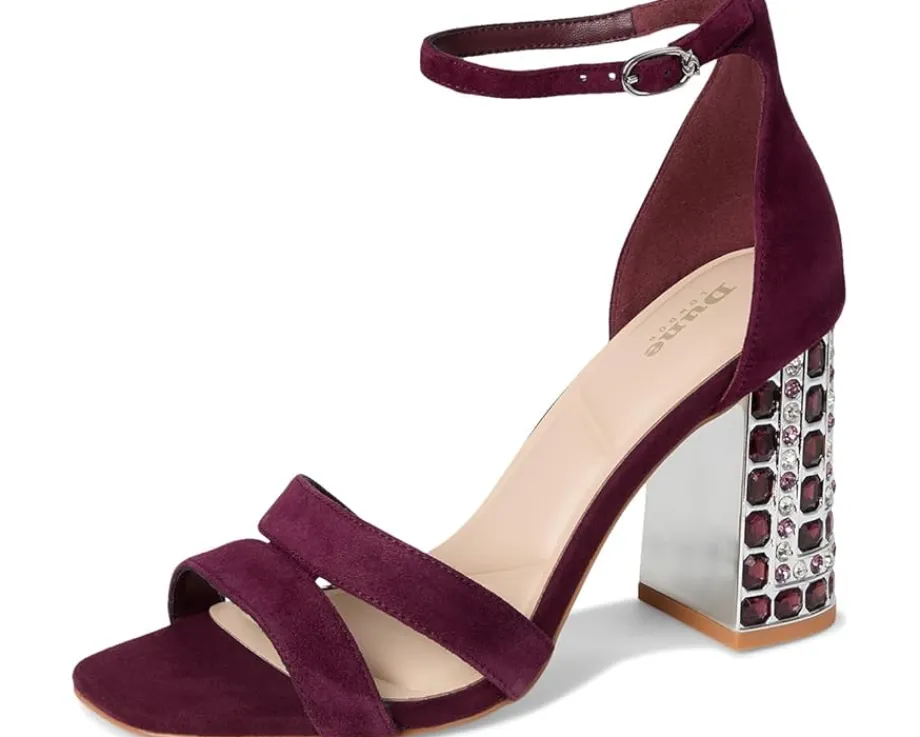Dune London Majestical Burgundy Suede Sale