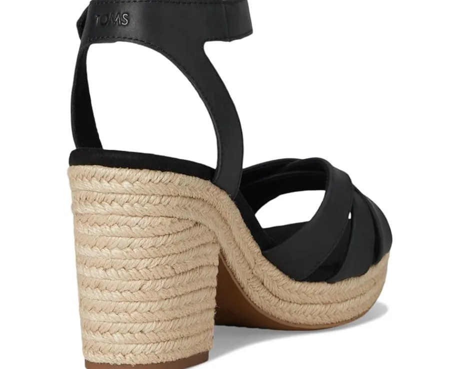 TOMS Majorca Strappy Black Discount