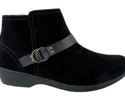 Revitalign Malibu Suede Leather Boot Black Hot