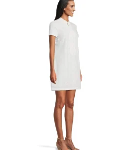 Lilly Pulitzer Mamie Dress Resort White Out To Sea Eyelet Sale