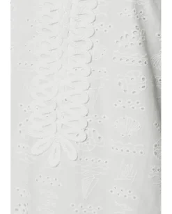 Lilly Pulitzer Mamie Dress Resort White Out To Sea Eyelet Sale