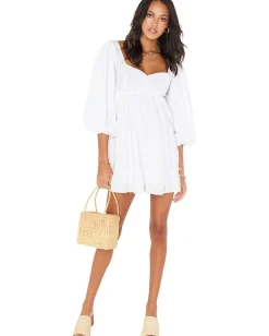 Show Me Your Mumu Mandi Mini Dress White Clearance