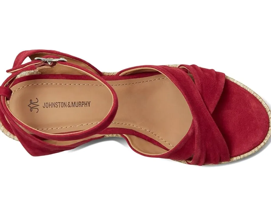 Women Johnston & Murphy Marcia Cross-Band Sandal