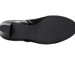 David Tate Marconi Black Suede/Snake New