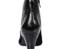 David Tate Marconi Black Suede/Snake New