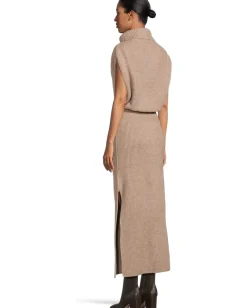 Splendid Marigold Sweater Dress Light Cedar Heather