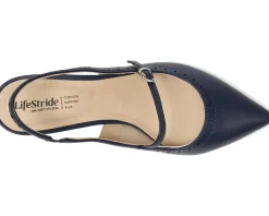 LifeStride Marilyn Slingback Shoes Lux Navy Best