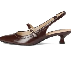 LifeStride Marilyn Slingback Shoes Cognac Brown Sale