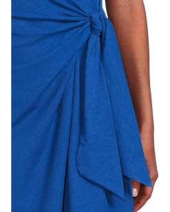 Tommy Bahama Marina Sarong Tie Dress Cobalt Haze Outlet