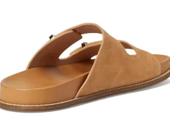 Cole Haan Marisol Footbed Sandals Biscuit Suede Clearance